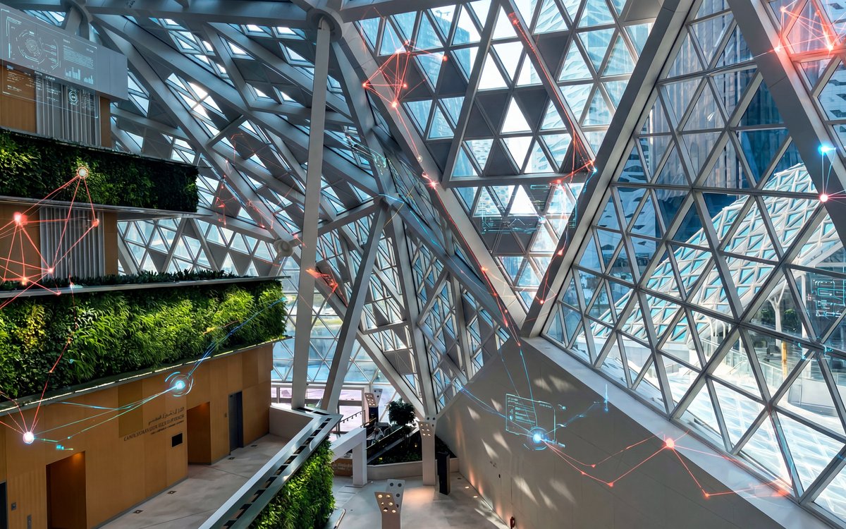 عقد أتمتة التسويق بالذكاء الاصطناعي مترابطة مع مناظر المدن السعودية